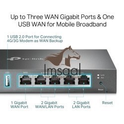 TP-Link Omada ER605 Gigabit VPN Gateway (Up to 3 WAN Ports, USB WAN) Price in Pakistan, Karachi, Lahore, Islamabad