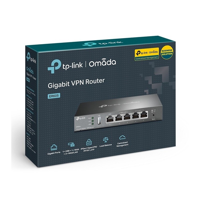TP-Link Omada ER605 Gigabit VPN Gateway (Up to 3 WAN Ports, USB WAN) Price in Pakistan, Karachi, Lahore, Islamabad