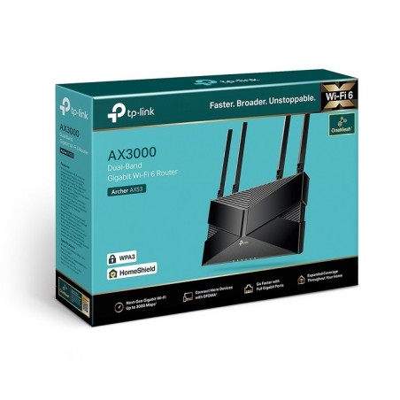 TP-Link Archer AX53 AX3000 Dual-Band Gigabit Wi-Fi 6 Router (OneMesh, WPA3, HomeShield) Price in Pakistan, Karachi, Lahore, Isla