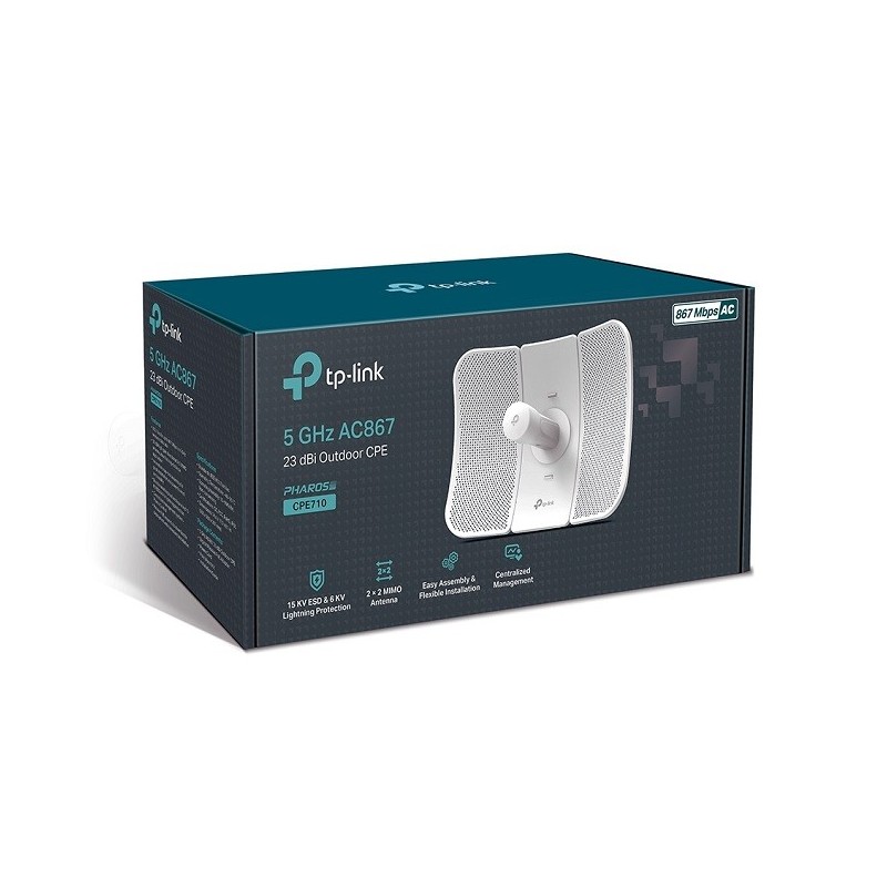 TP-Link CPE710 5GHz 867Mbps Outdoor CPE (23dBi Antenna) Price in Pakistan, Karachi, Lahore, Islamabad