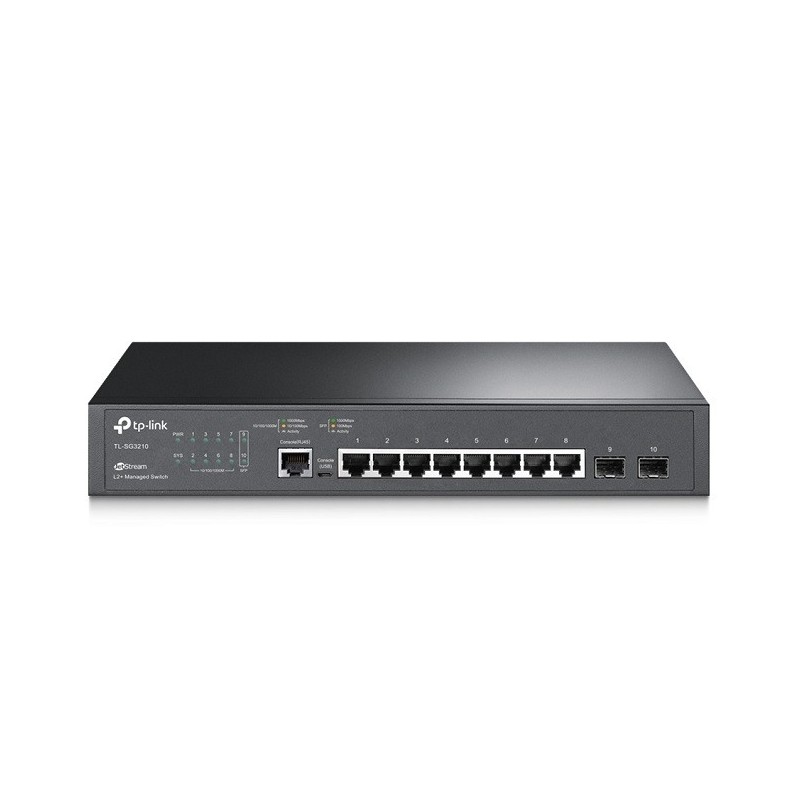 TP-Link TL-SG3210 JetStream 8-Port Gigabit L2 Managed Switch with 2 SFP Slots Price in Pakistan, Karachi, Lahore, Islamabad