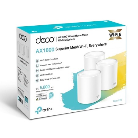 TP-Link Deco X20 AX1800 Whole Home Mesh Wi-Fi 6 System (3-Pack, Ver 3.0) Price in Pakistan, Karachi, Lahore, Islamabad