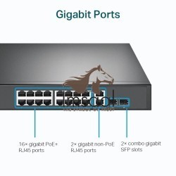 TP-Link TL-SG1218MP 18-Port Gigabit Rackmount Switch with 16 PoE+ Ports Price in Pakistan, Karachi, Lahore, Islamabad